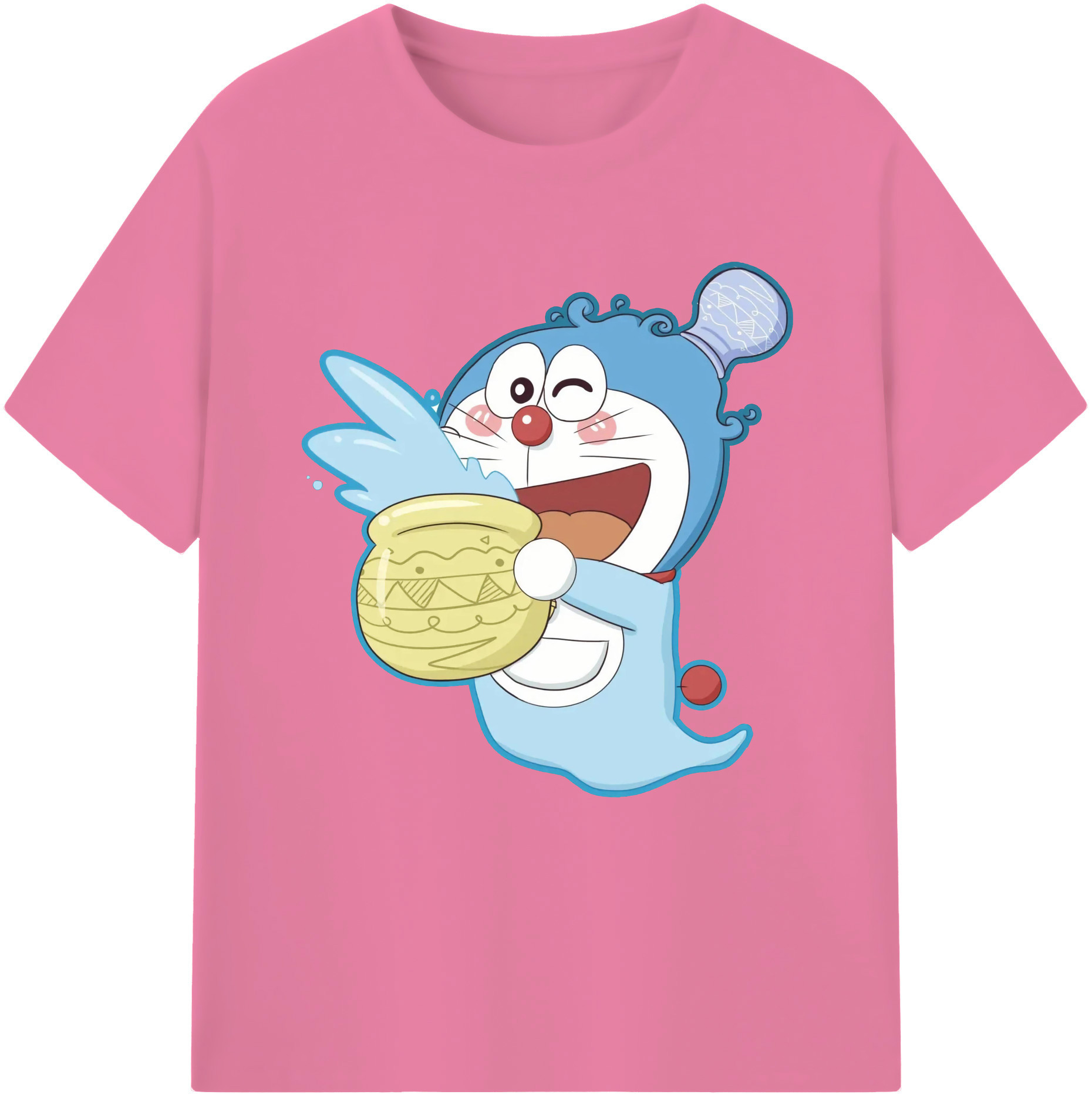 （画像用） ドラえもん Doraemon 綿100％半袖Tシャツ（フロントプリント）
